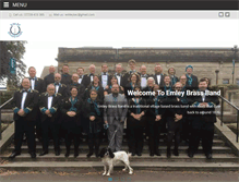 Tablet Screenshot of emleybrassband.co.uk